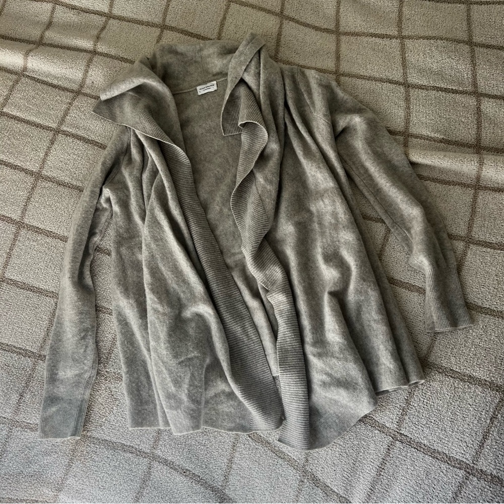 Club Monaco Cashmere Open Shawl Cardigan
